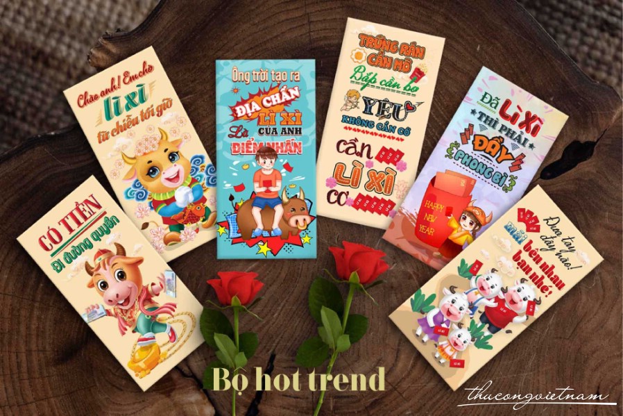 Bao lì xì Tết hỗn hợp 1
